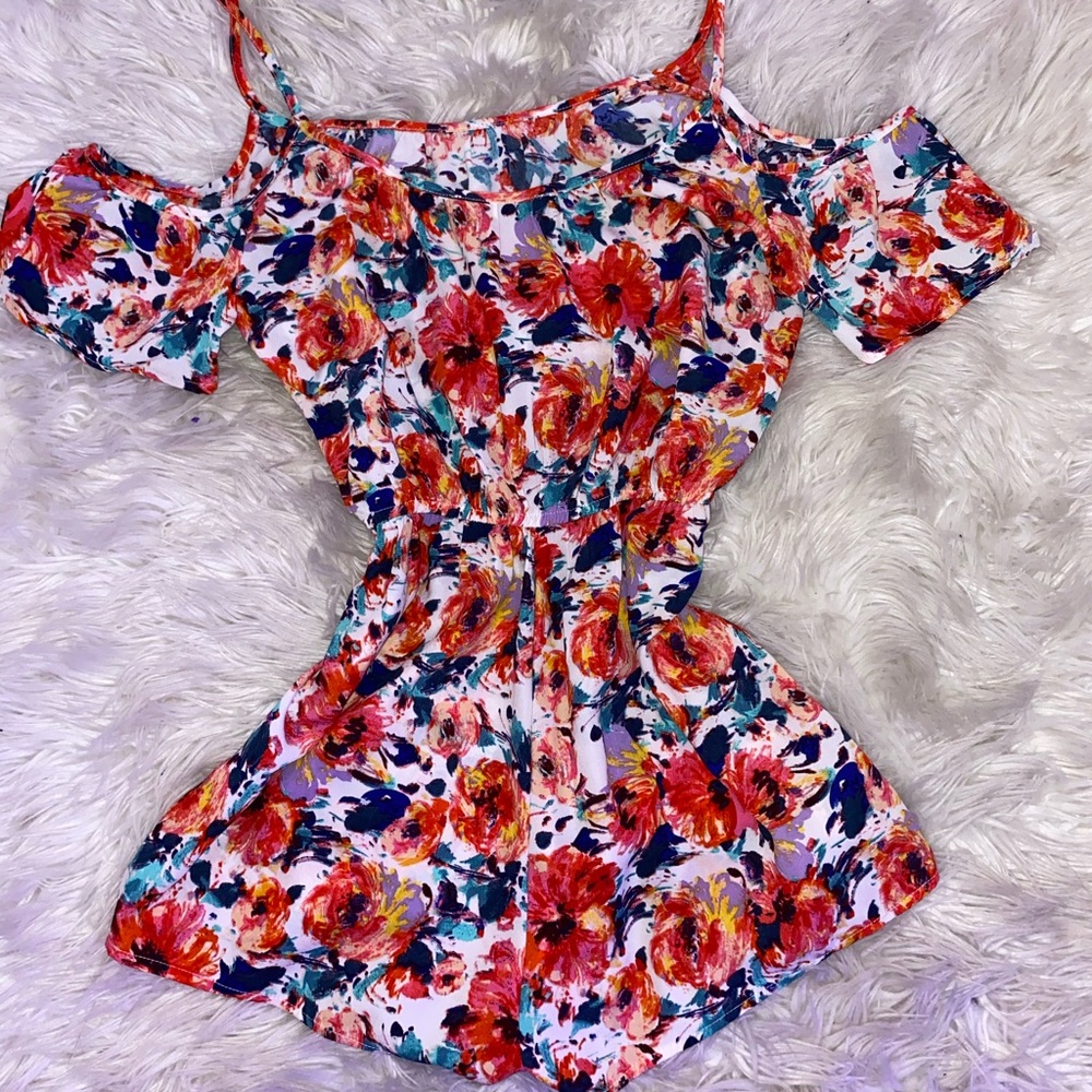 Floral romper (M)